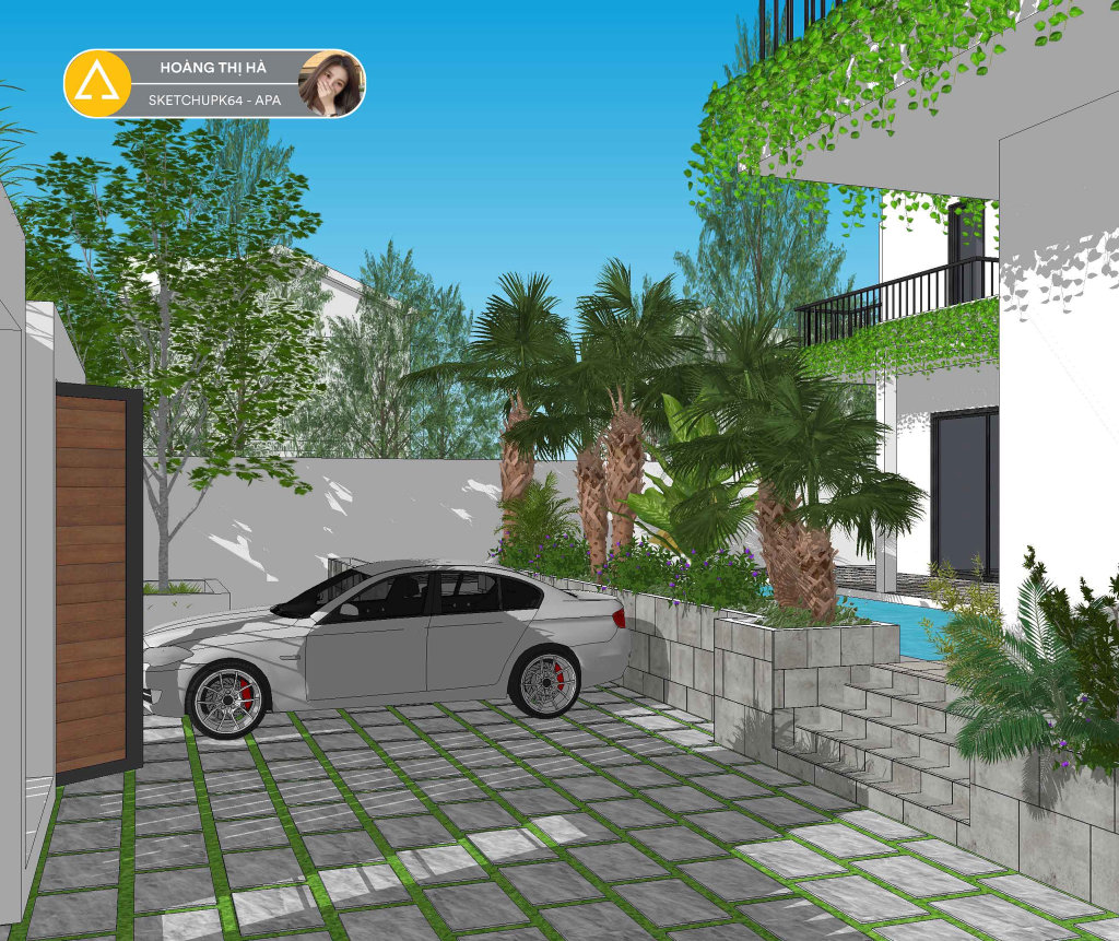 Sản phẩm SketchUp của học viên APA Academy