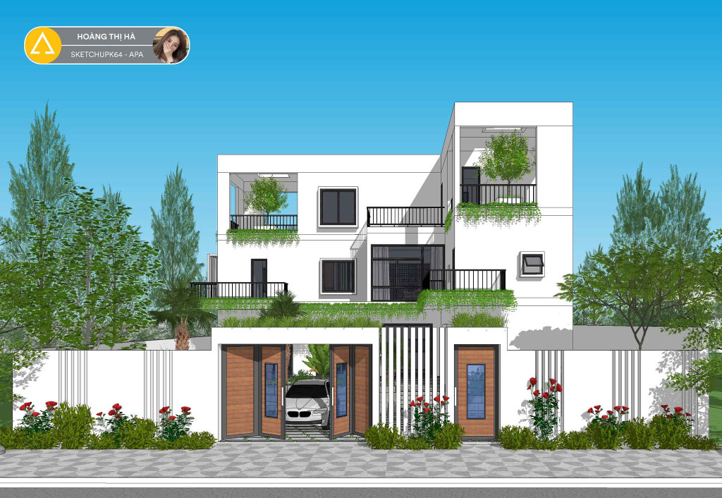 Sản phẩm SketchUp của học viên APA Academy