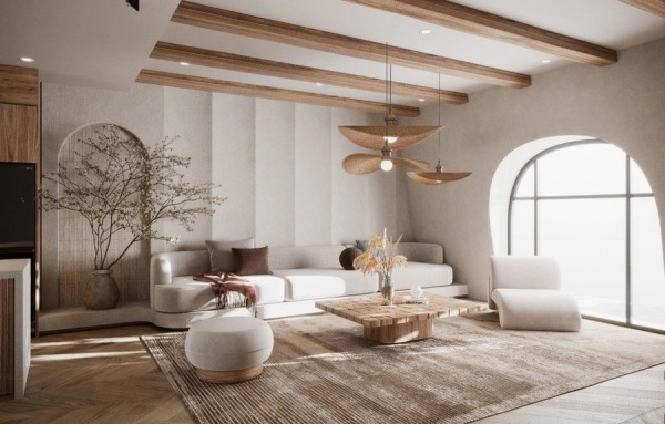 Cách Phối Màu Gạch Ốp Tường Phòng Khách Đẹp Nhất 2024
