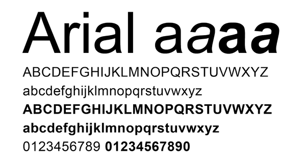 Font chữ Arial