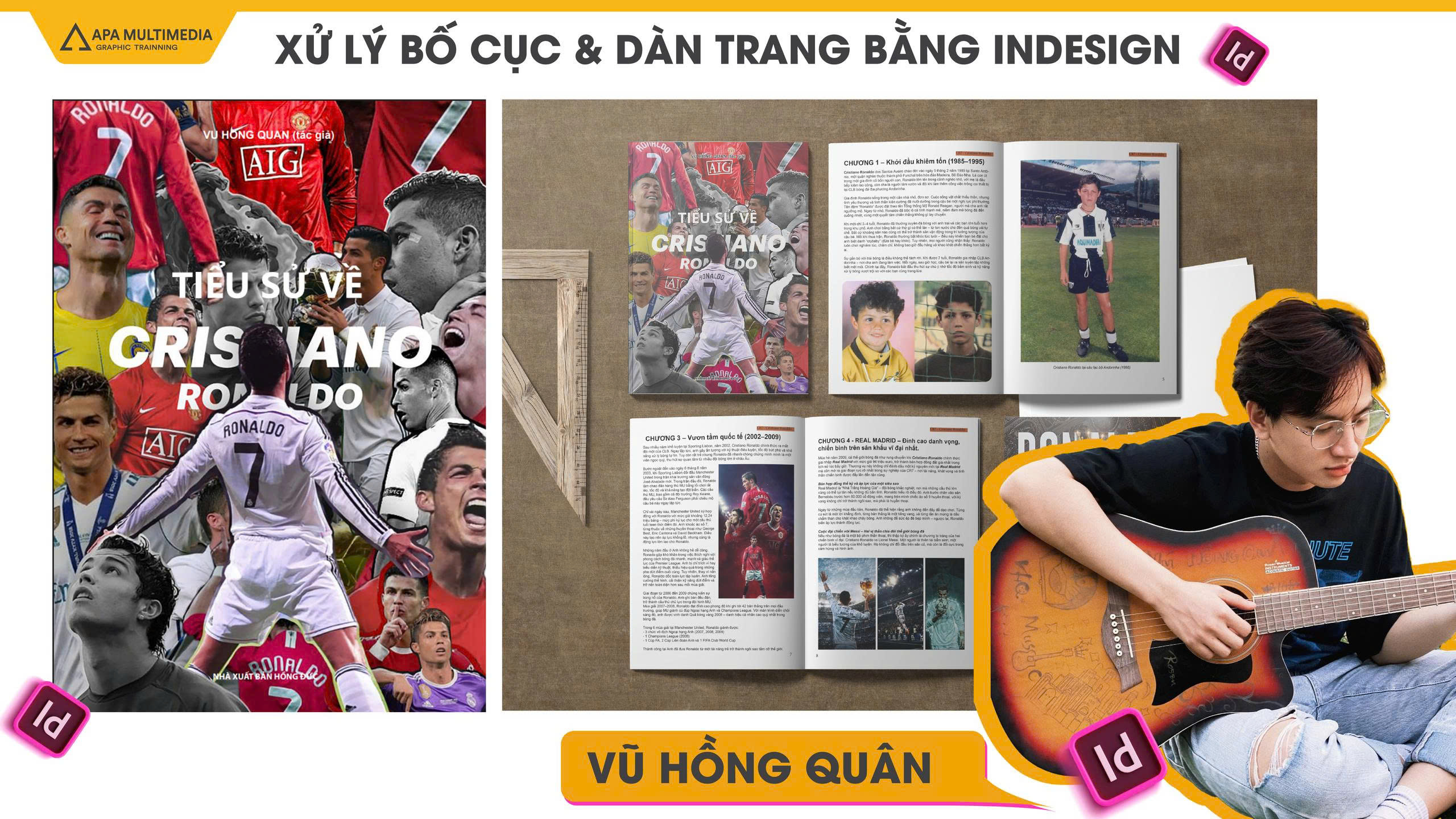 Sản phẩm học viên khóa Indesign tại APA Multimedia