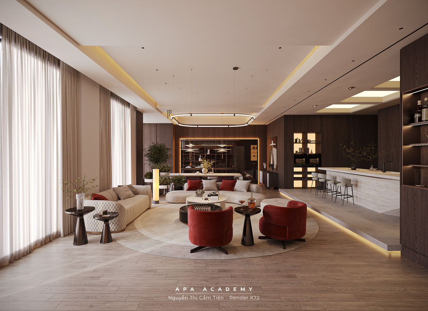 Sản phẩm học viên khóa nội thất chuyên sâu 24 tháng