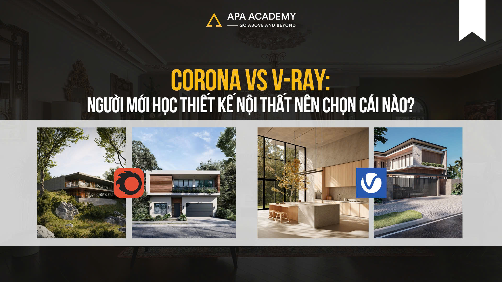 Nên học Corona hay Vray