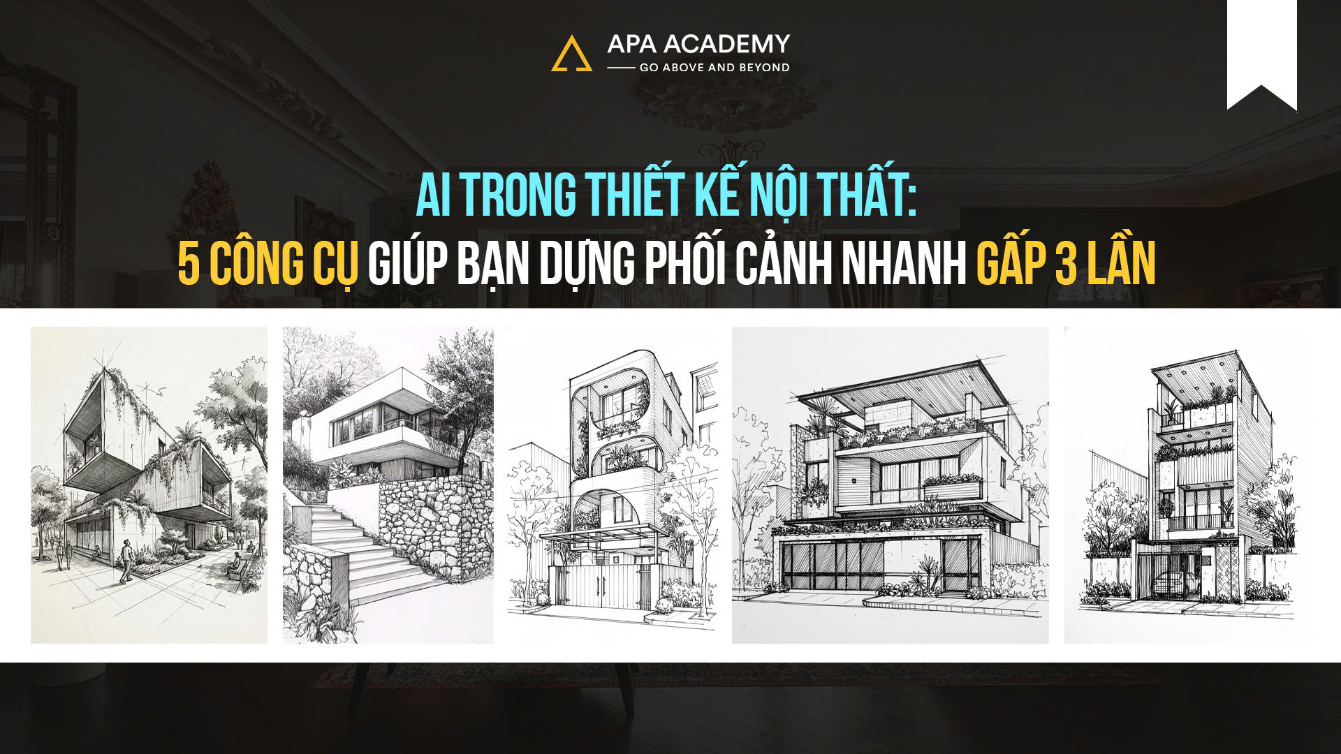 5 công cụ AI trong thiết kế Nội Thất