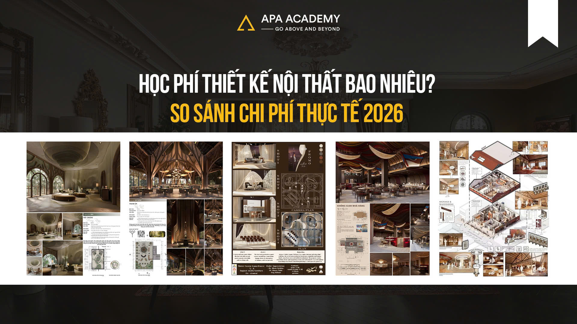 Học Phí Thiết Kế Nội Thất Bao Nhiêu