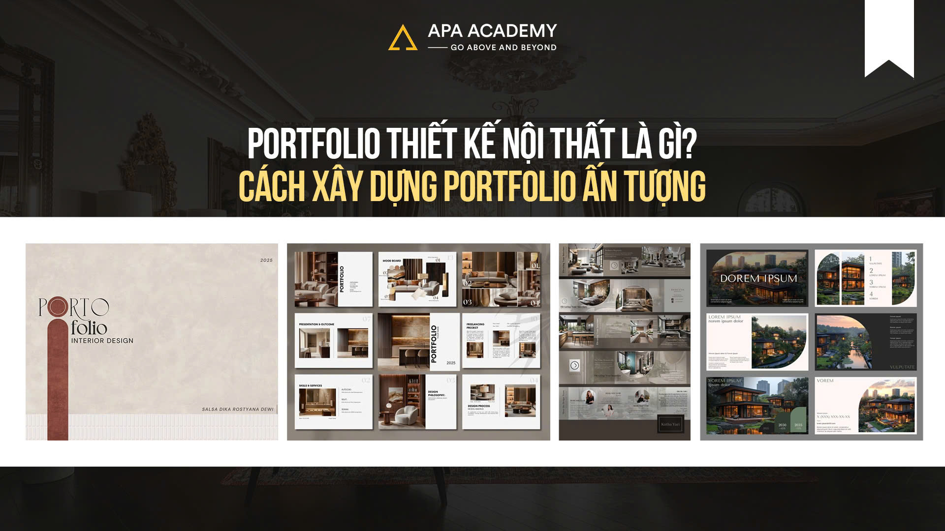 Portfolio Thiết Kế Nội Thất Là Gì?