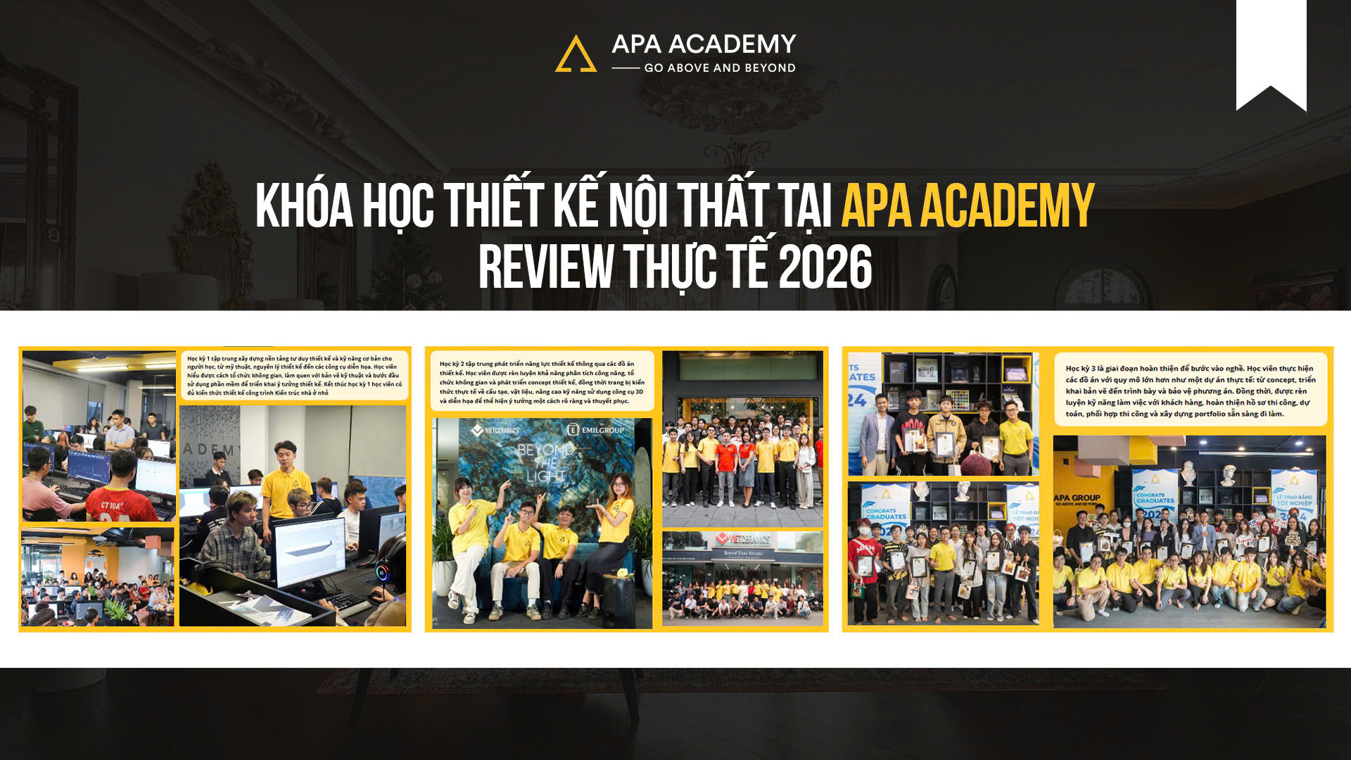 Khóa Học Thiết Kế Nội Thất Tại APA Academy