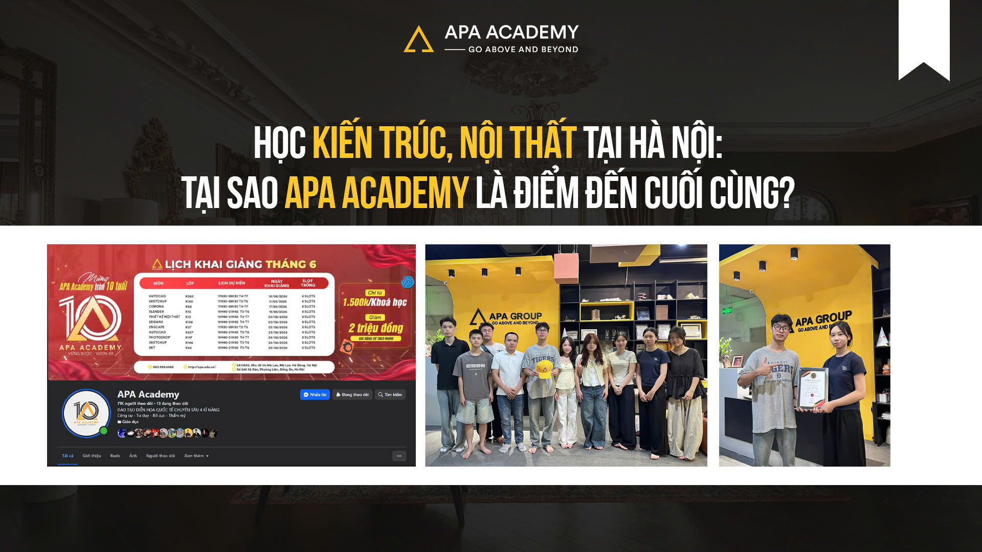Tại Sao APA Academy Là Điểm Đến Cuối Cùng?