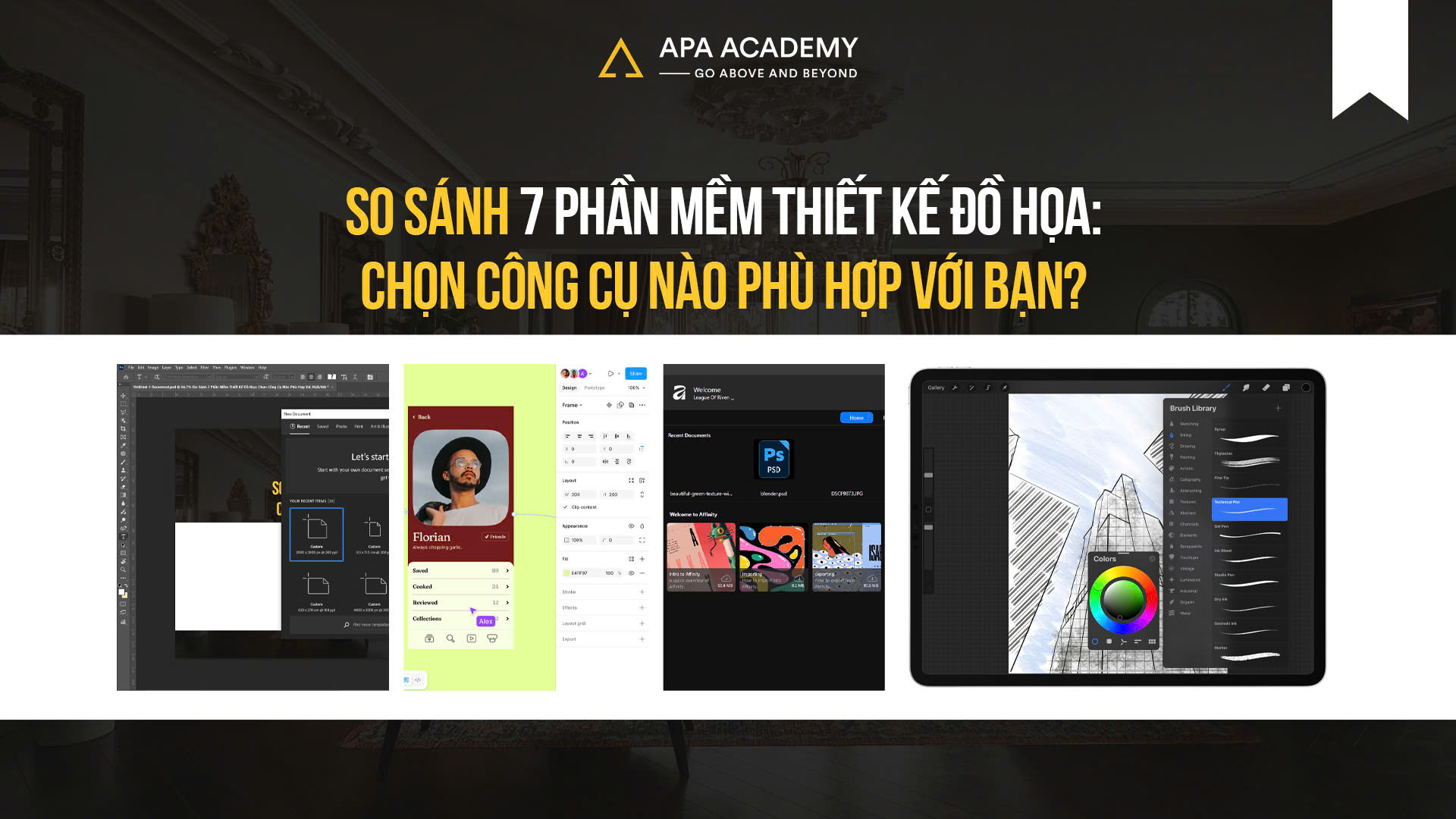 So Sánh 7 Phần Mềm Thiết Kế Đồ Họa: Chọn Công Cụ Nào Phù Hợp Với Bạn?